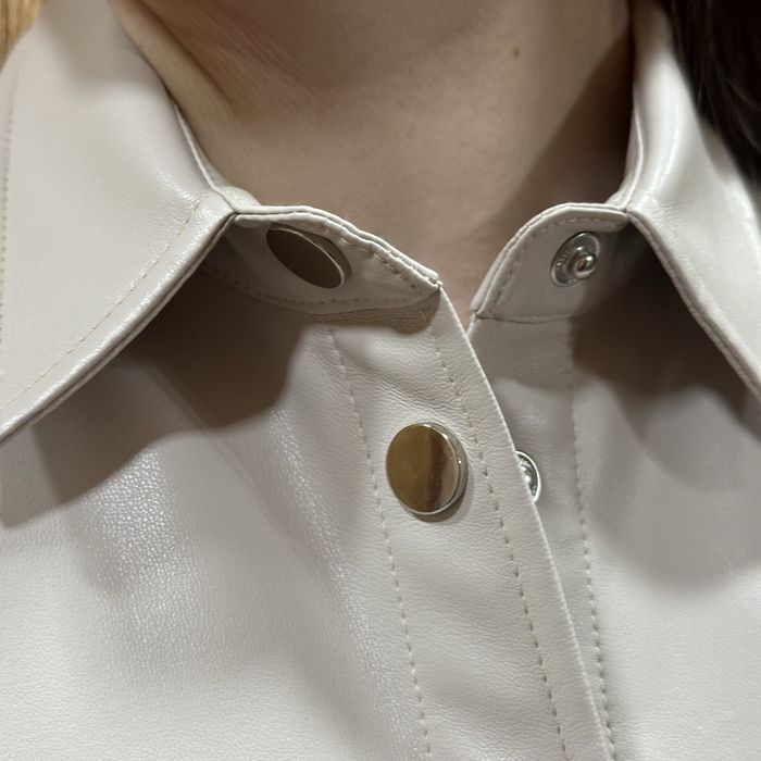 Кожаное женское платье. Новое