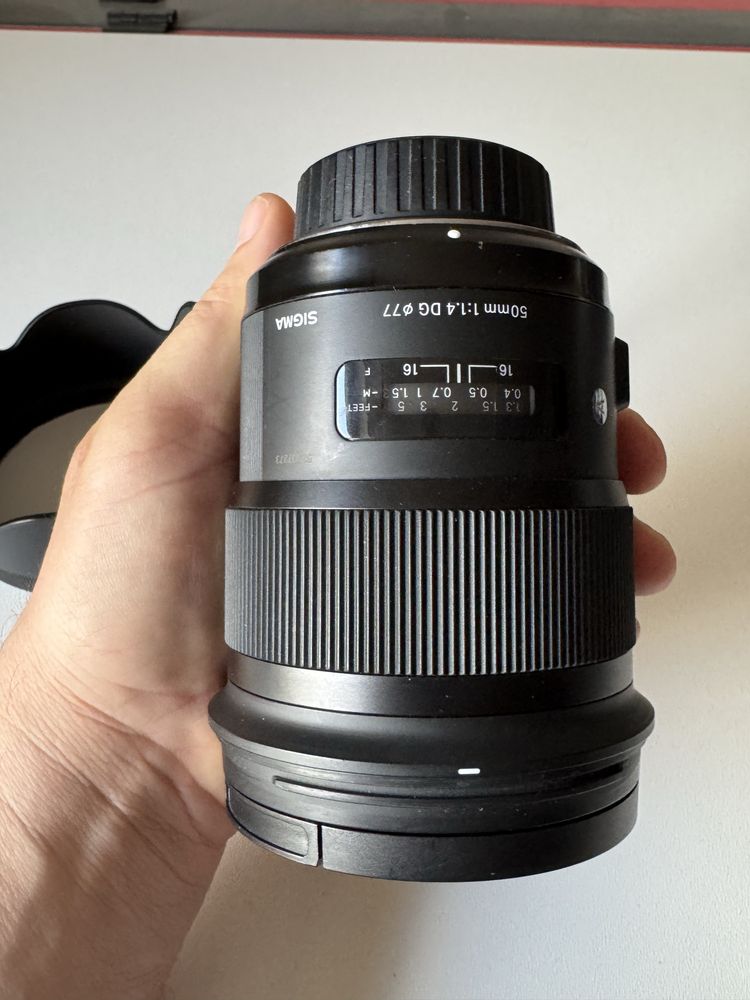 Obiective Sigma -Nikon 35 mm, 50 mm, 85 mm f1.4