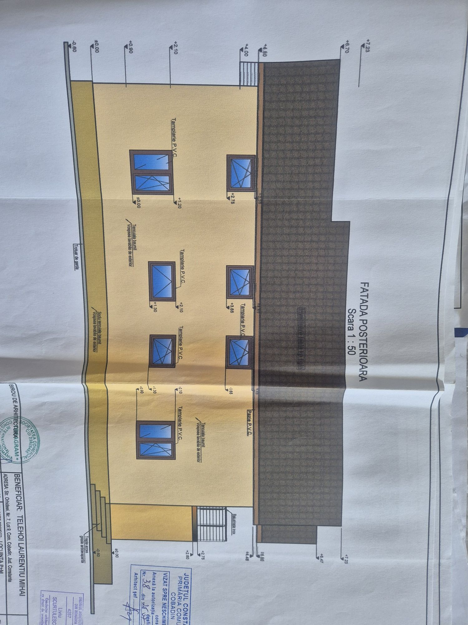 De vânzare teren+casă in construcție