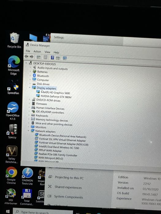 Laptop Gigabyte P35 gtx 980m