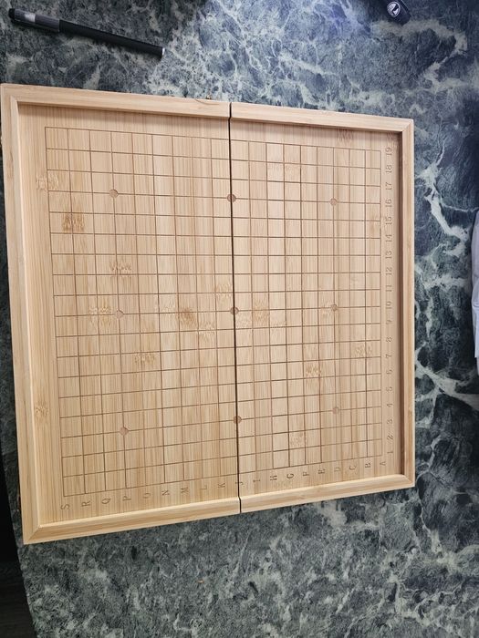 Joc go profesional extraordinar de bine lucrat bambus