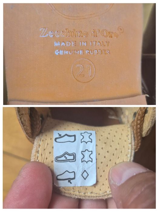 Ghetuțe Zecchino d'Oro, Piele Full Grain, Cauciuc Natural - 21