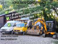 Miniexcavator si buldoexcavator de inchiriat!