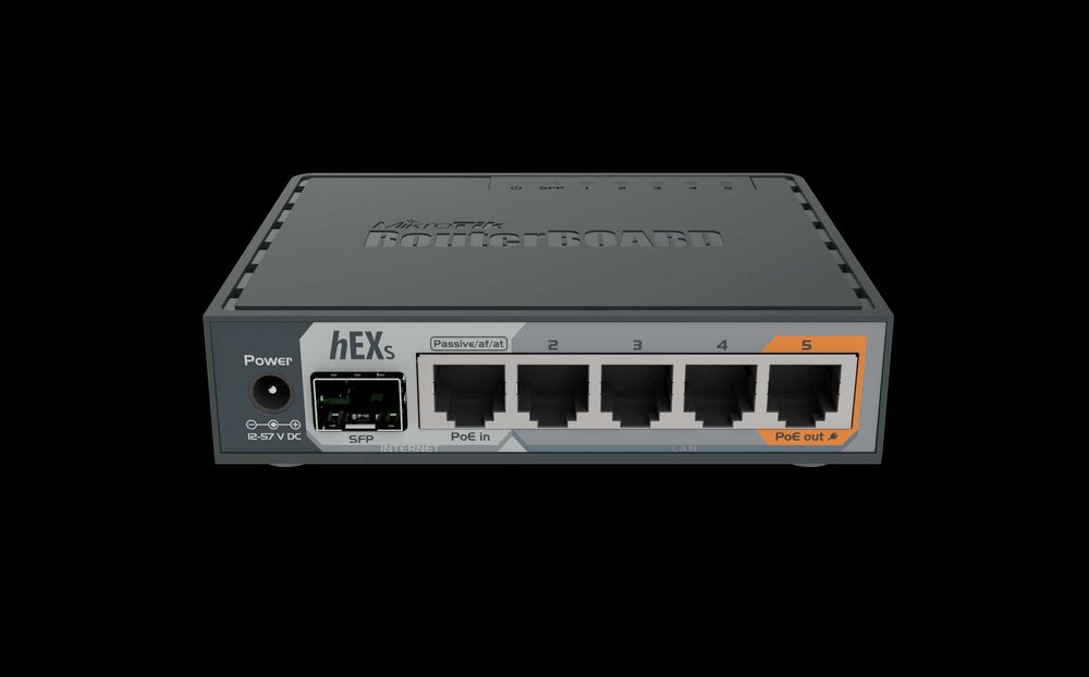 Маршрутизатор MikroTik hEX S (RB760iGS)