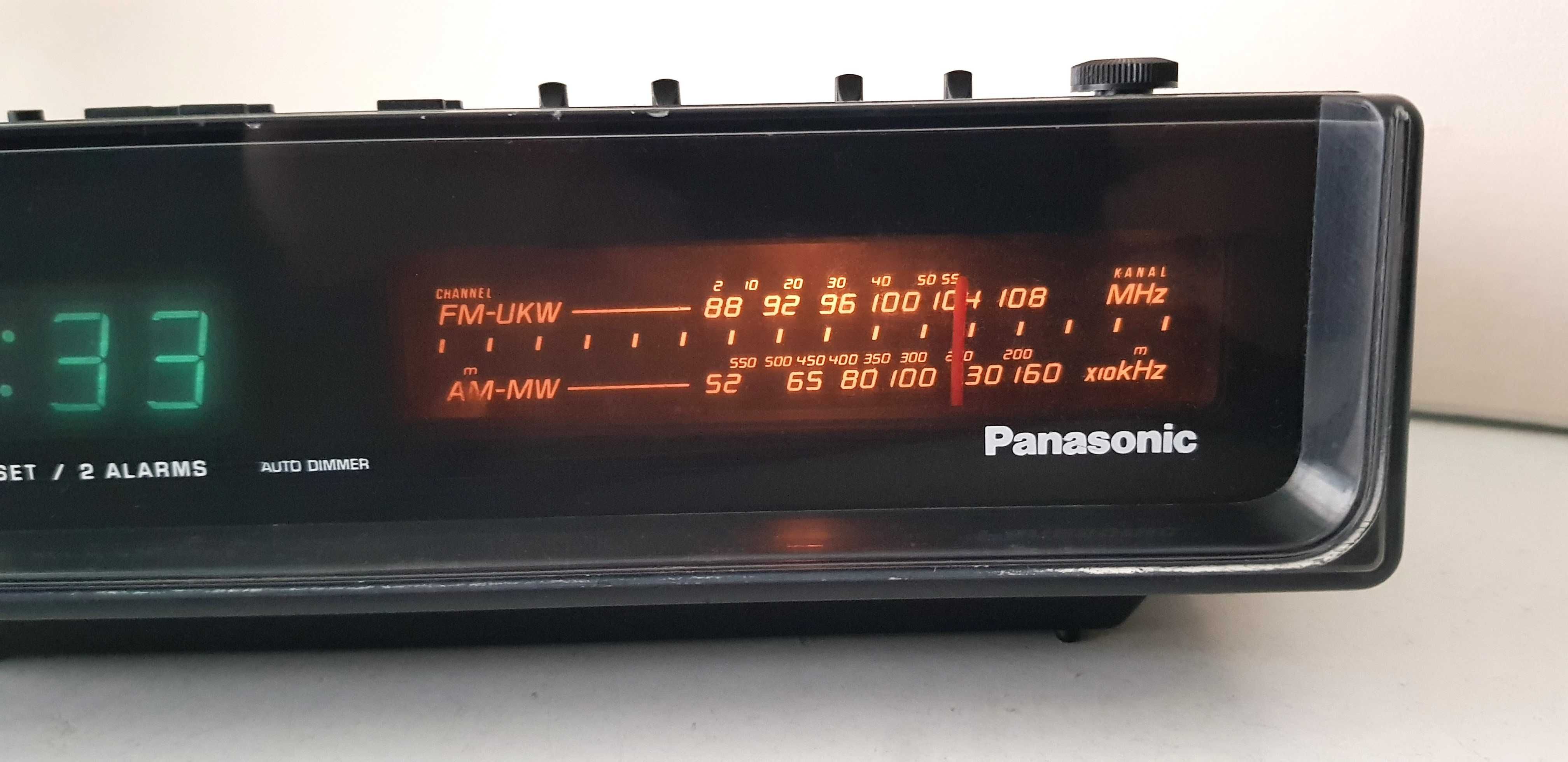 Panasonic RC-95 ceas radio alarmă Musiclock vintage colectie muzica