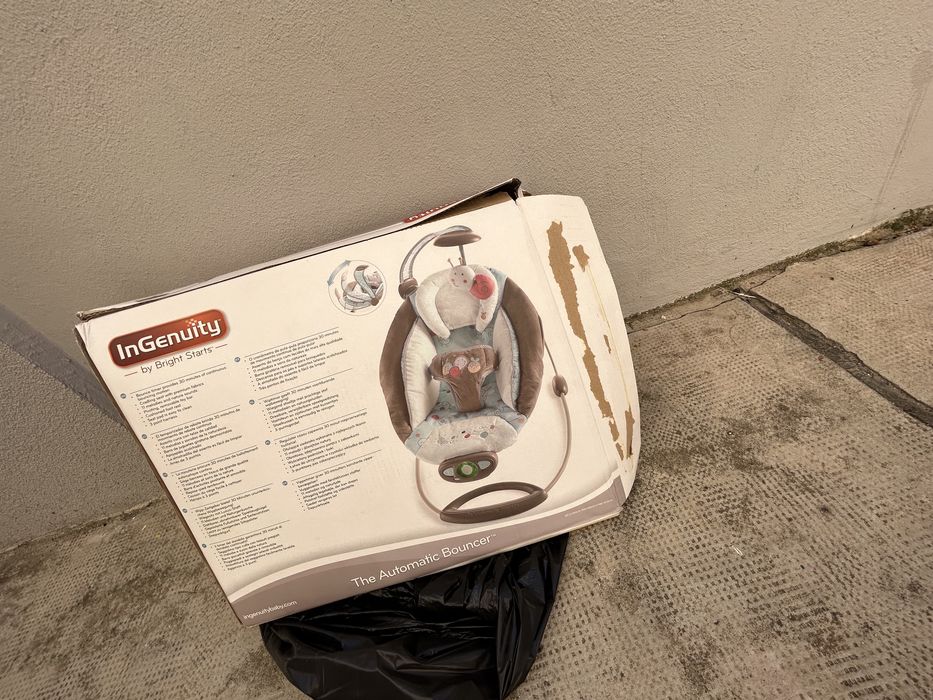 Scaun / bouncer copii si centru activitati / māsutā interactivā