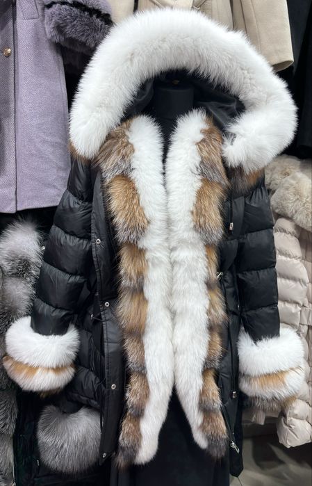 Geaca cu blana naturala