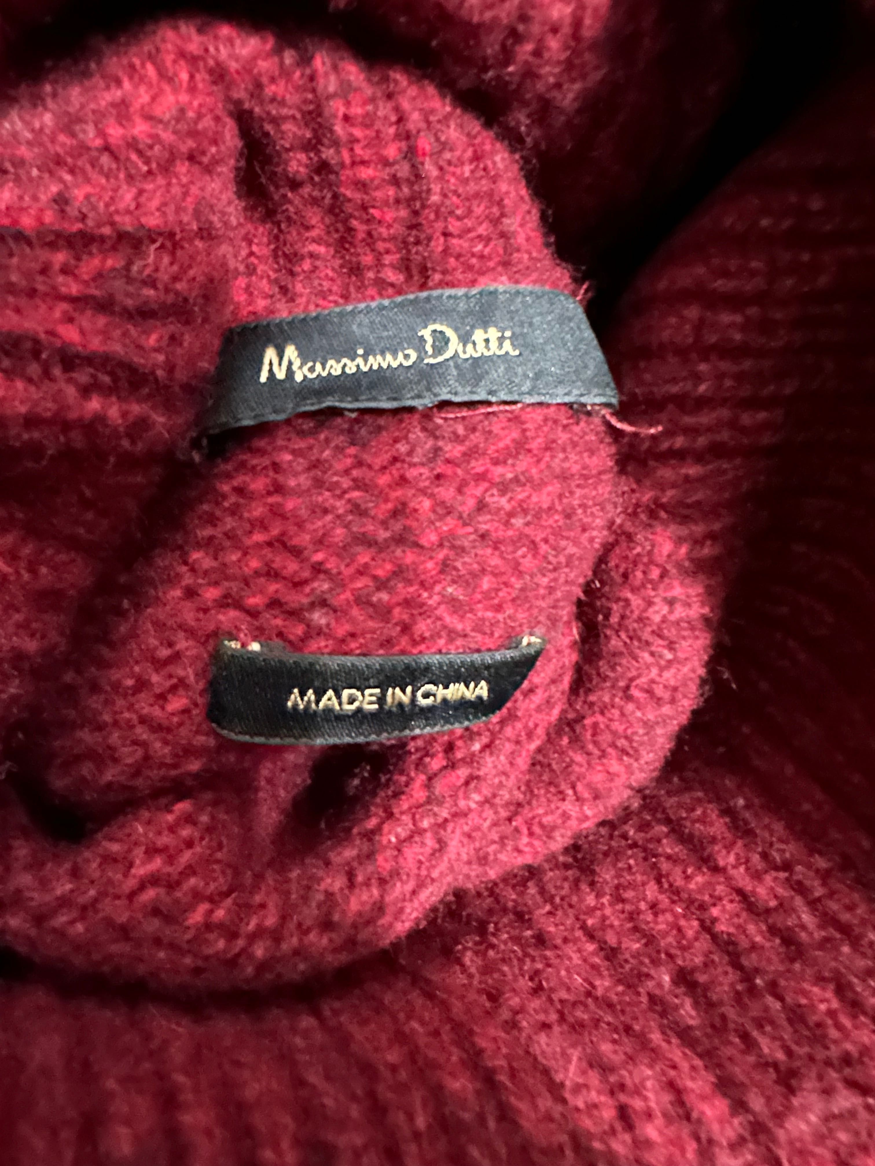 Pulover Massimo Dutti, damă, mărimea M overzise, nou, lana