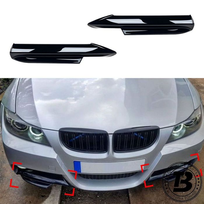 Splittere compatibile cu BMW Seria 3 E90 E91 Pre-LCI M-Tech Design