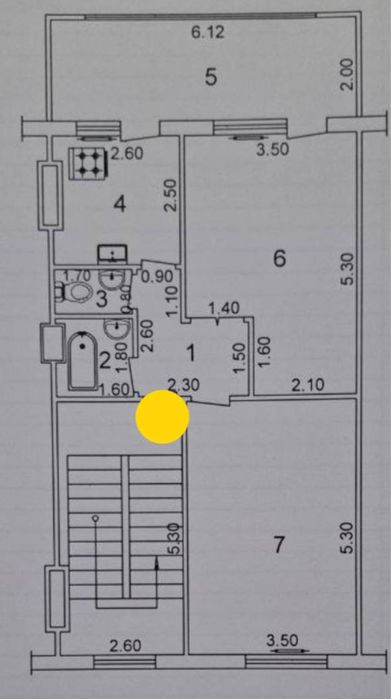 2 ком 63 кв.м Феруза