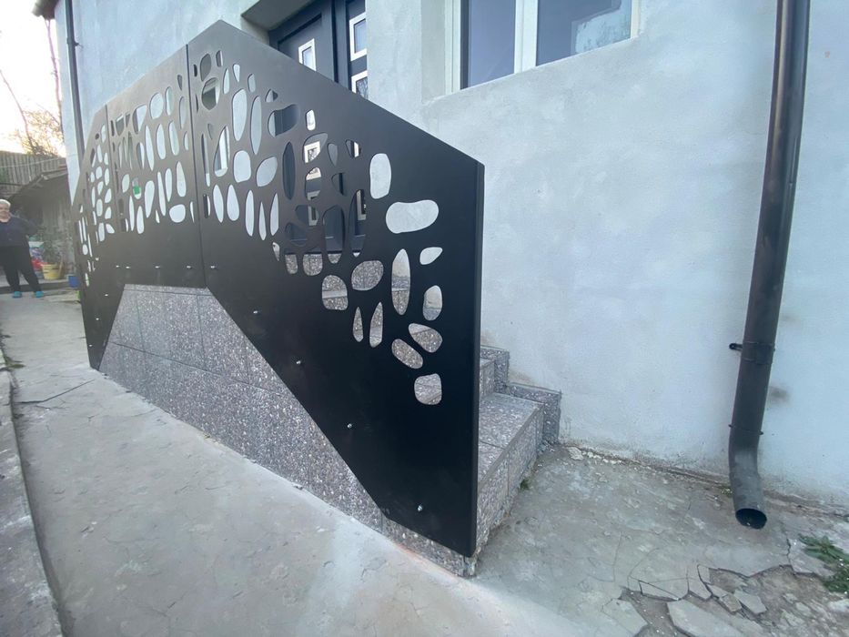 Porti Automate Personalizate Gard Balustradă Vopsire Electrostatică