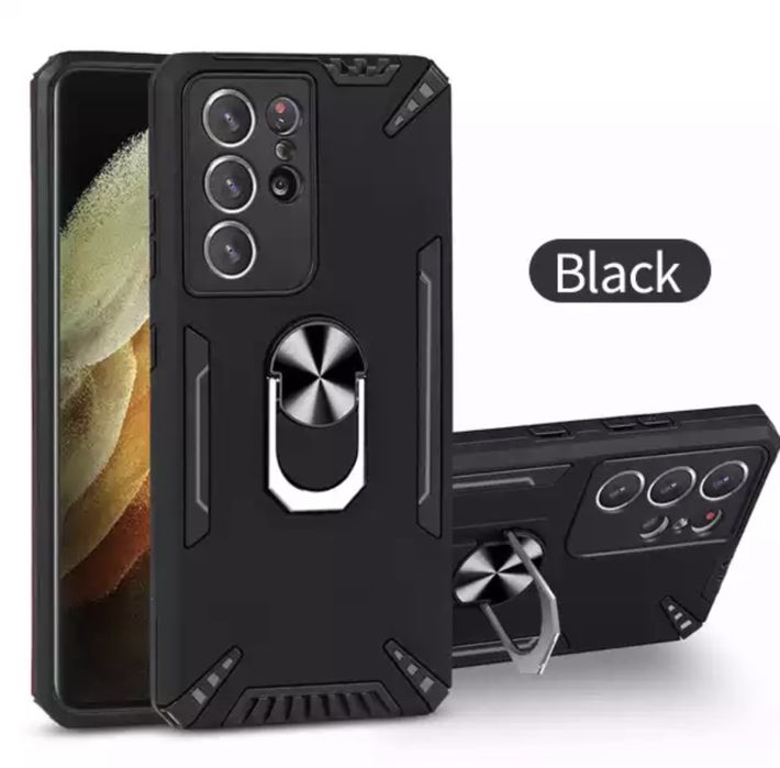 Husa Ring Case Samsung S25/S24/S23 Plus Ultra Safe Silicon Protec