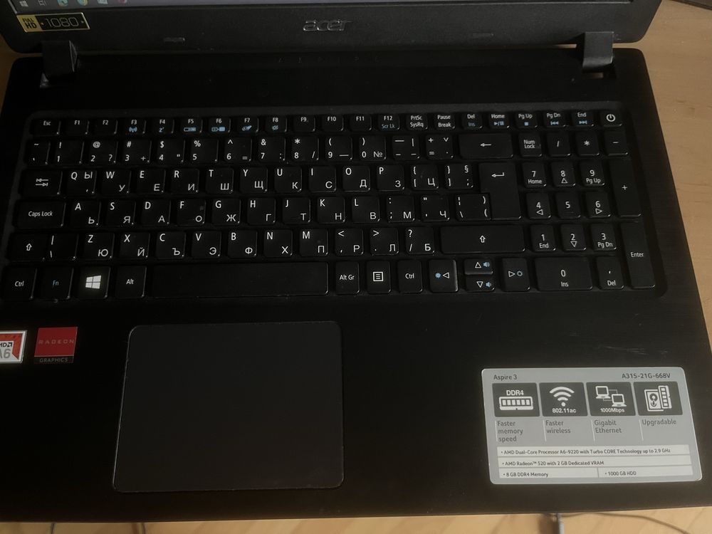 Лаптоп Acer Aspire 3