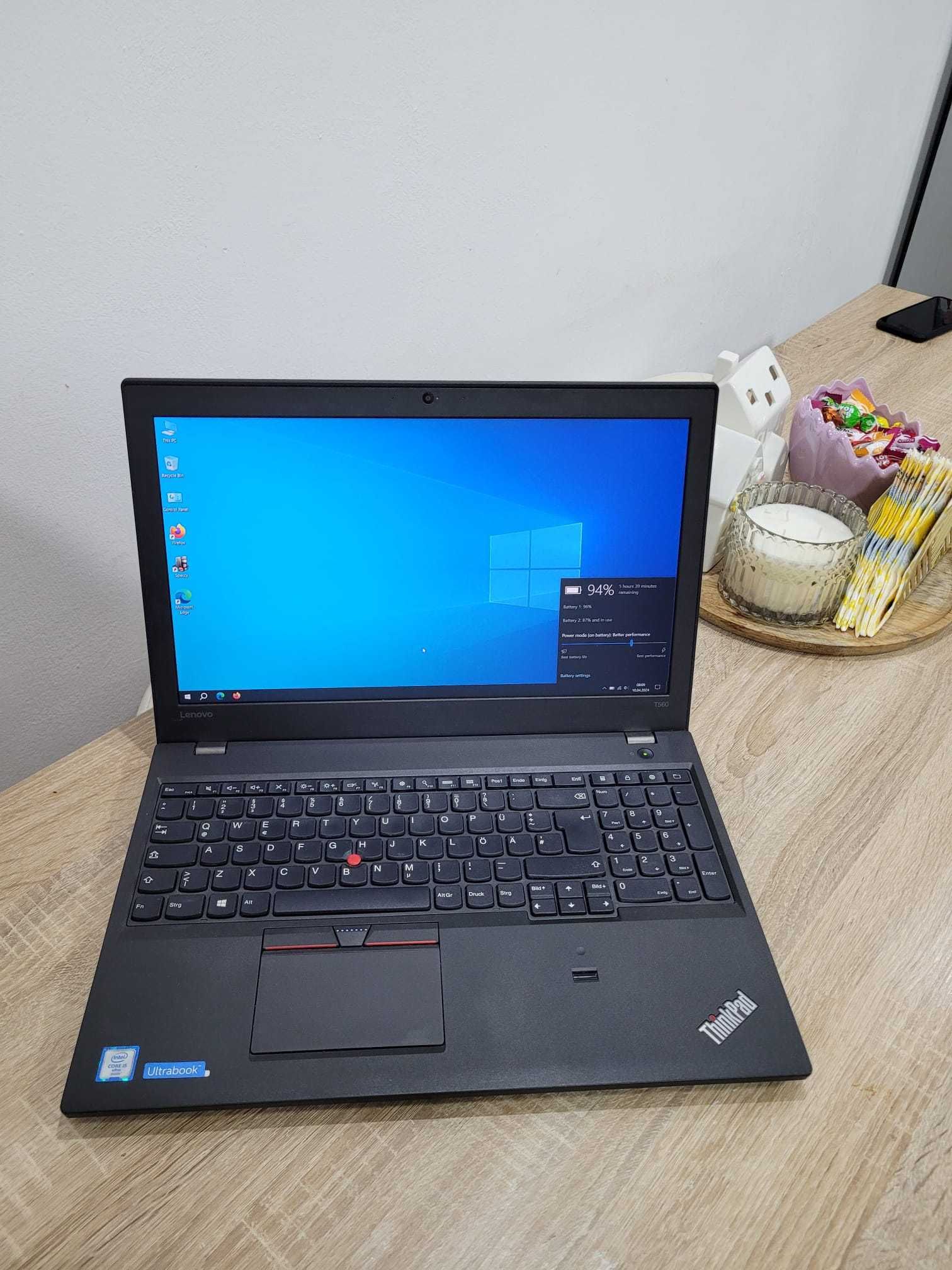 Laptop Lenovo Thinkpad T560 i5 gen 6 ssd 512gb 8gb ram