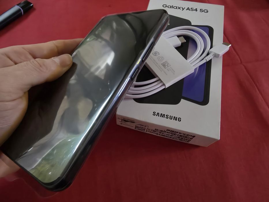 -Samsung A54-5G, Nou, 256Gb, 8Ram, 0 cicluri incarcare, nefolosit, Neg