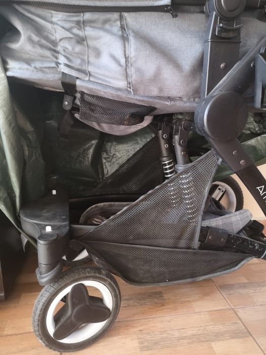 Vand Carucior transformabil 3 in 1 Coccolle Ambra Urban Grey, Gri