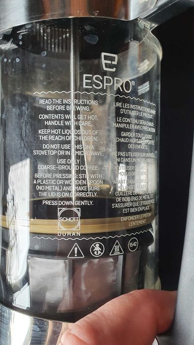 French press Espro - infuzor cafea 1L