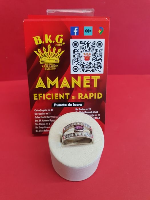 Inel din aur de 18k cu briliante Amanet BKG