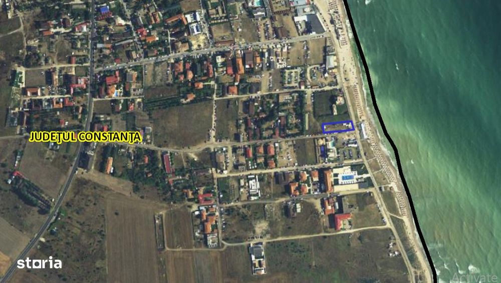 Teren in Vama Veche primul rand la mare