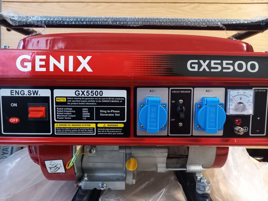 Генератор бензиновый 5.5 кВт новый.