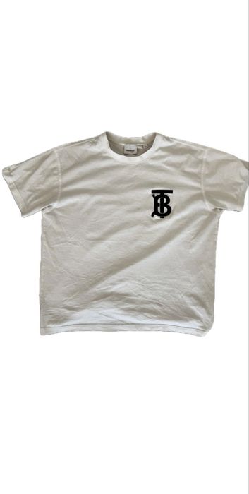 Burberry Бяла дамска тениска