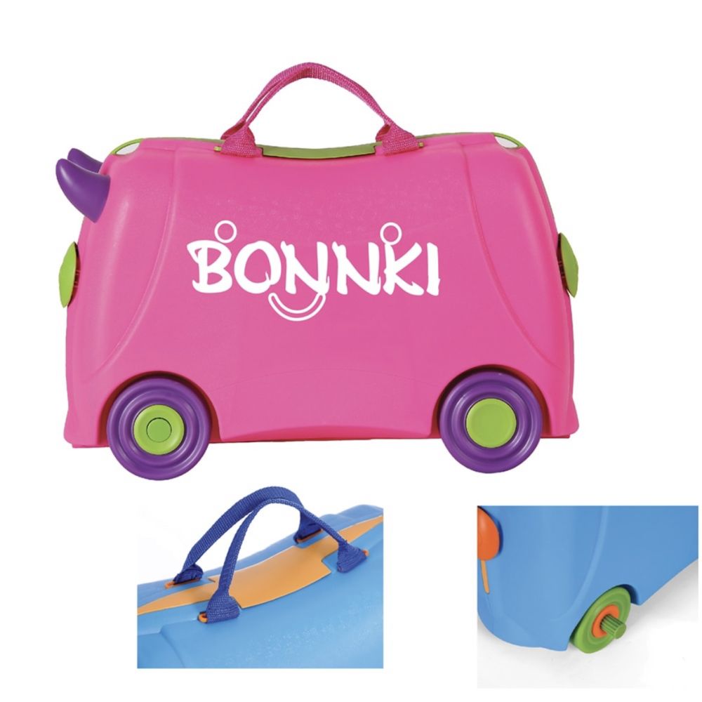 Куфар на колела Chippo Bonnki, Розов.
