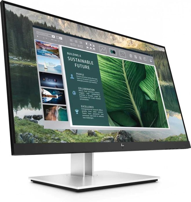 Монитор HP E24u G4 1920x1080 с 12 месеца гаранция