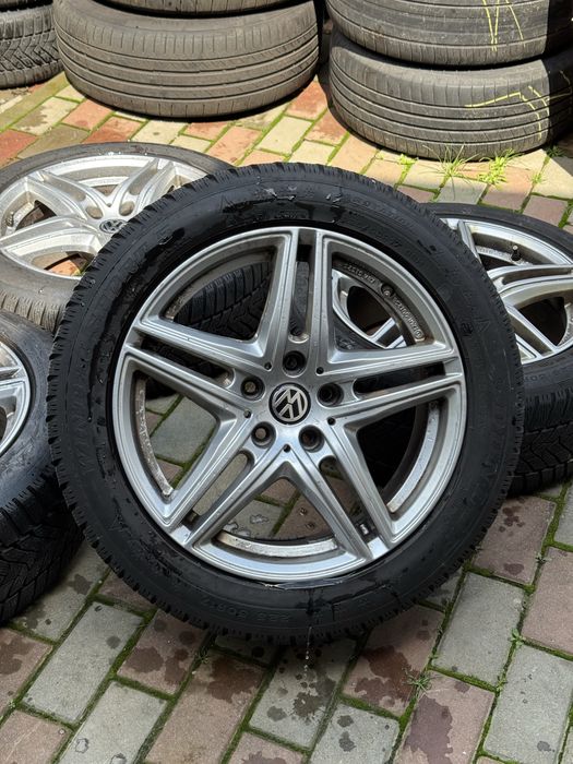 Jante 5x112 , anvelope 225 50 17 ,Vw , Audi ,skoda, seat