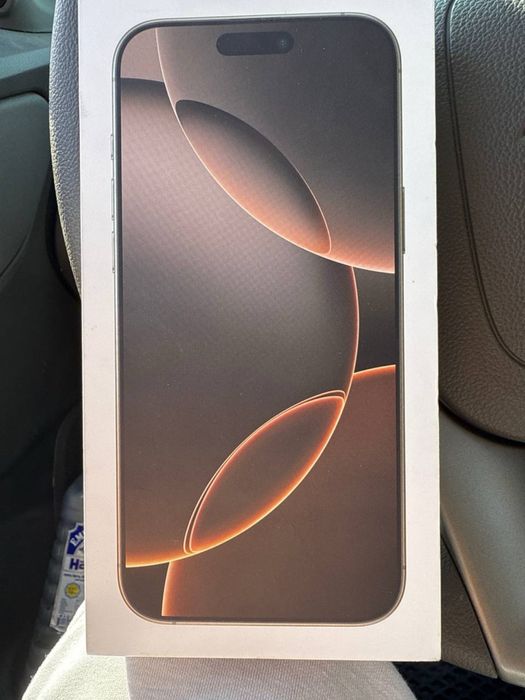 Iphone 16 pro max 512 gb gold yangii ochilmagan.