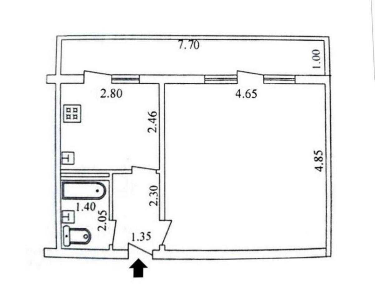 СРОЧНО !! Продаётся квартира в Яшнабаде 1/2/9 ( 42 кв/м ) Авиасозлар 1