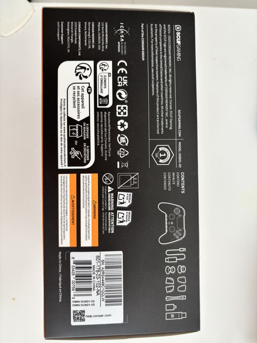 CORSAIR SCUF Envision Pro Wireless Gamepad PC gri