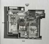 Vand apartament 3 camere / spatiu comercial Moghioros residence