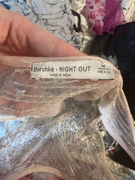 Top transparent Bershka