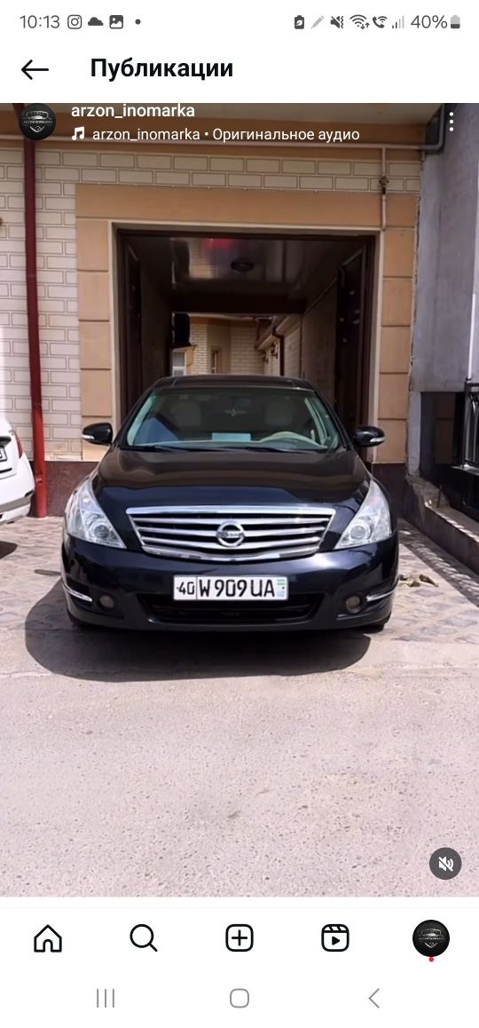 Nissan teana bmw sidenyada+prapan