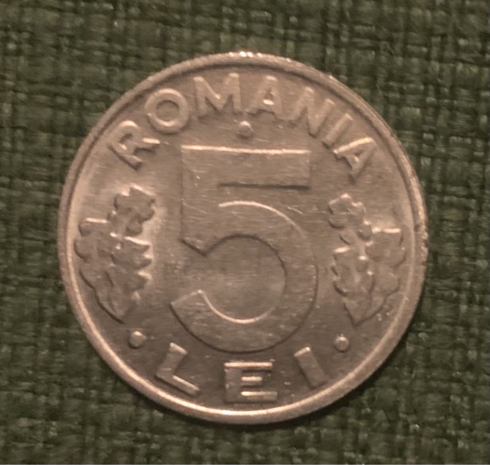 Moneda 5 lei 1994 citiți descriere