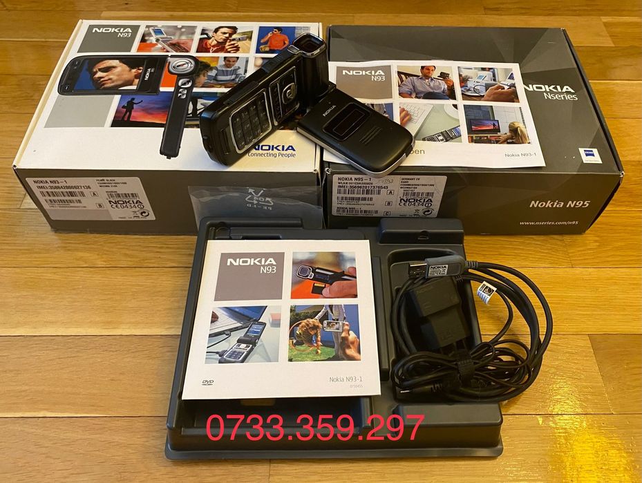 Nokia N93 BLACK ! Full Box ! RARITATE Vintage colectie