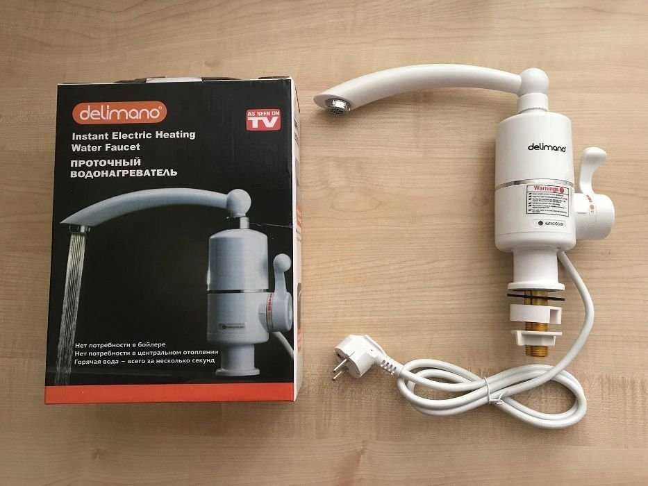 Нов Delimano Нагревател за вода 3000w Нови 24м г. с Дисплей и Без INOX