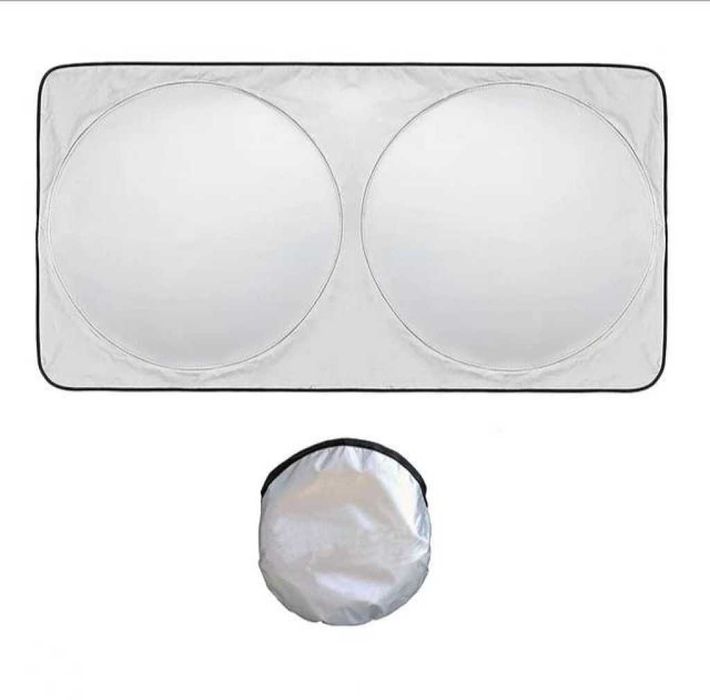 Автомобилен сгъваем двоен сенник за предното стъкло на кола