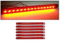 5 броя габарити 15 LED 12/24V червени 15 диода супер силни