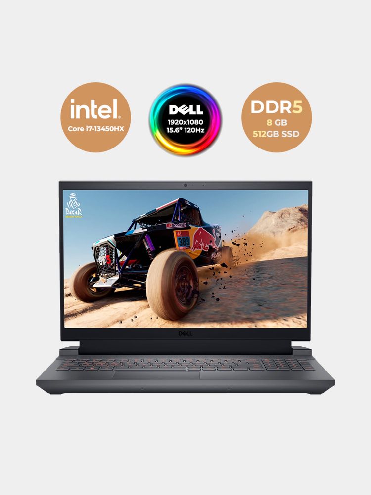 DELL G15/ i5-13450HX/ RTX 3050 6GB/ 8GB DDR5/ 512GB/ Gaming noutbuk