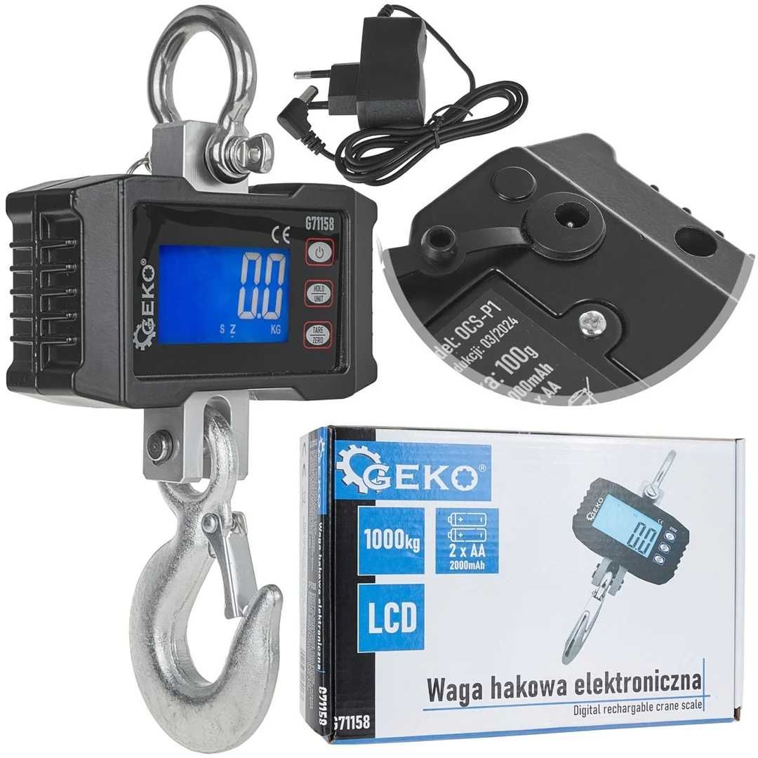 Cantar electronic portabil 1000kg tip macara digital cu carlig (G71158