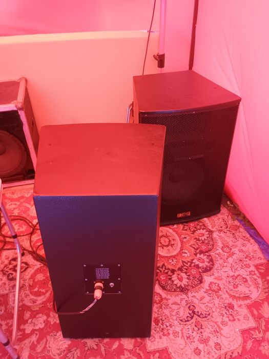 Vând o păreche de Boxe BMG prefesionale 800 de wați una la 8 omy pasiv