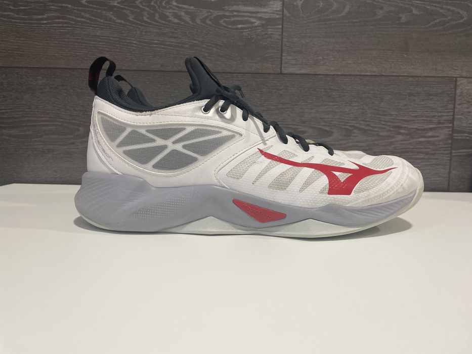 MIZUNO Wave Dimension hallsko herre White