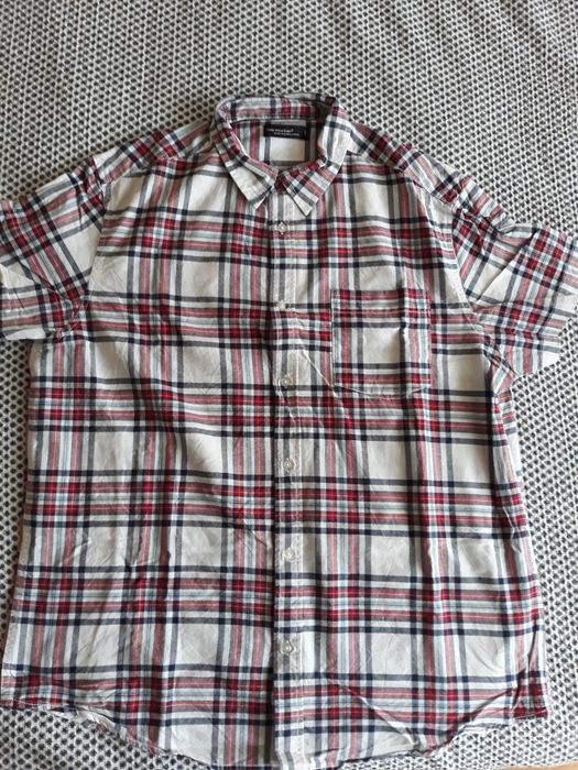 Нова мъжка риза с къс ръкав