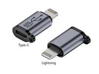 Адаптер Type-C, Lightning. Переходник OTG. Adapter.