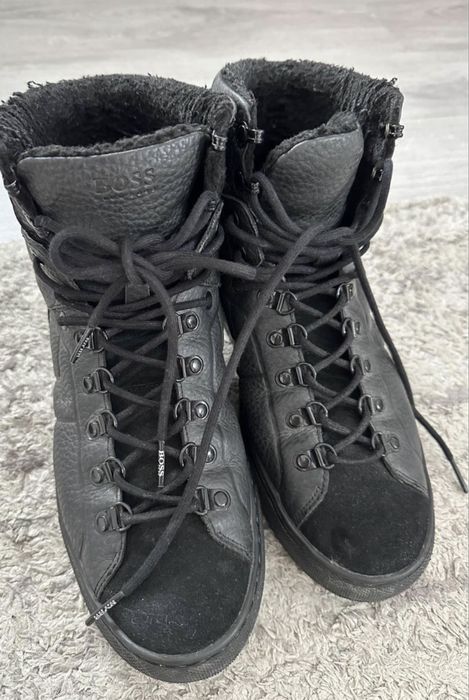 Ghete piele Hugo Boss