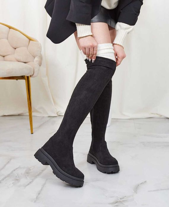 Чизми велур 40 номер