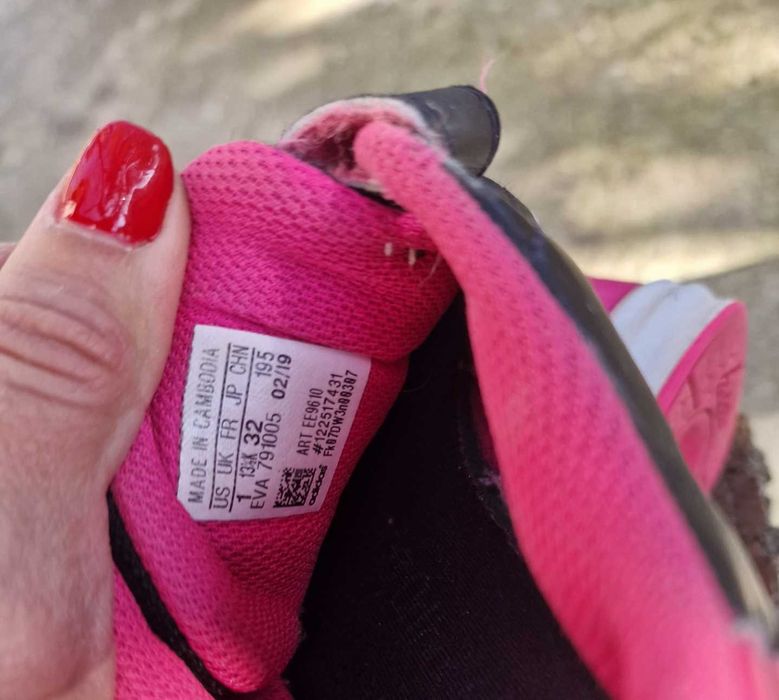 Adidas 32 номер Детски оригинални маратонки за момиче