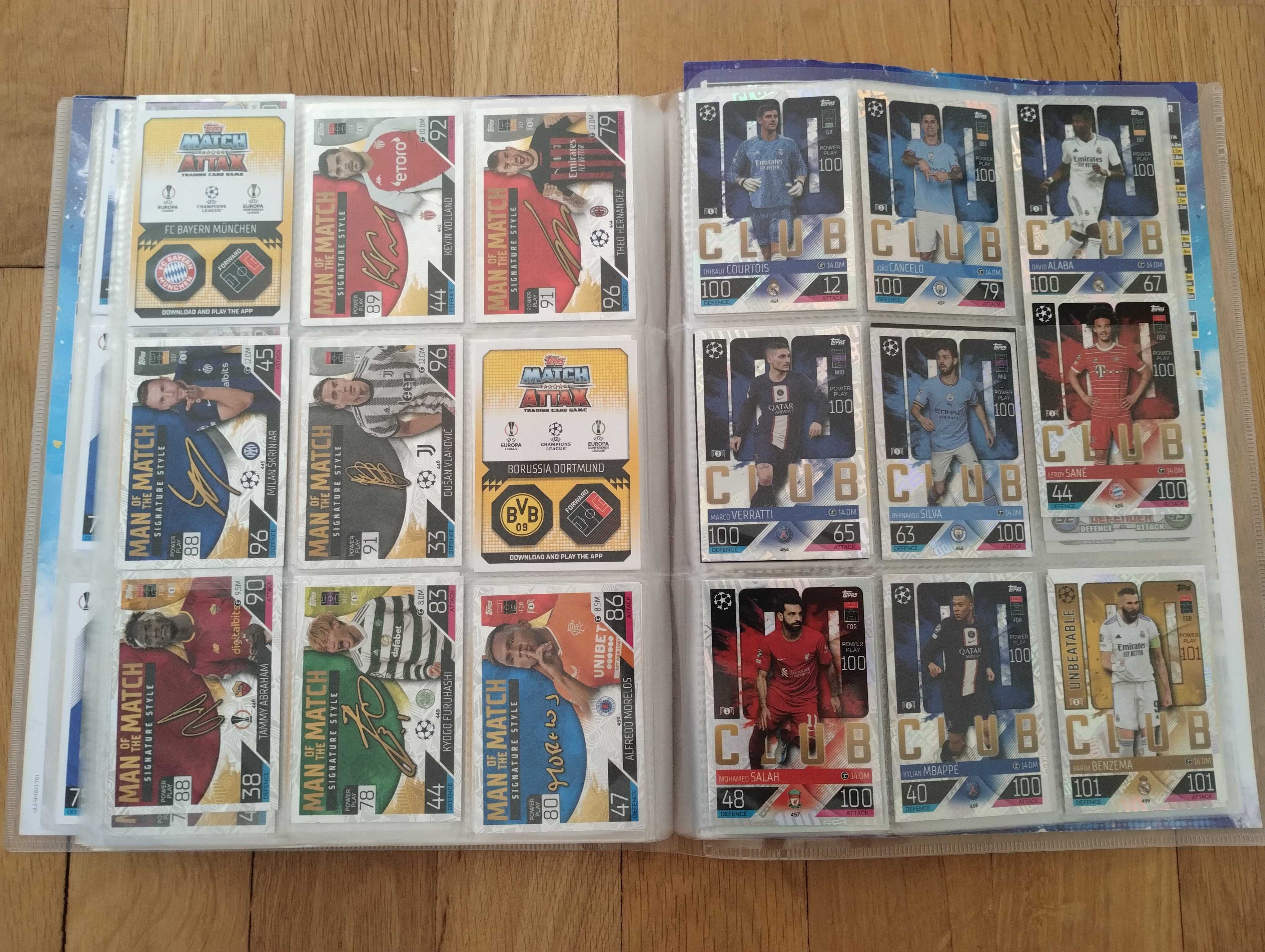 Албум Match Attax 2022/2023 - 90% събран