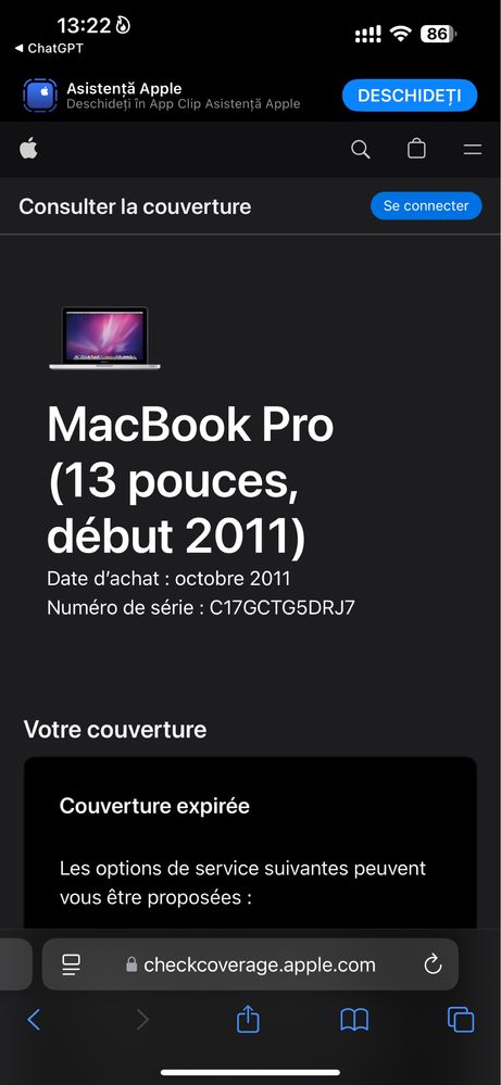 Laptop MacBook Pro 13 inch / stare tehnica 10/10